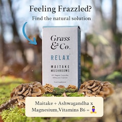 Image 4 for RELAX Maitake Mushrooms with Ashwagandha + Magnesium 60 Vegan Capsules